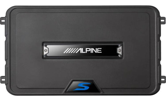 Alpine SS-SB12 S-Series shallow sealed downward-firing enclosure with 12" 2-ohm subwoofer