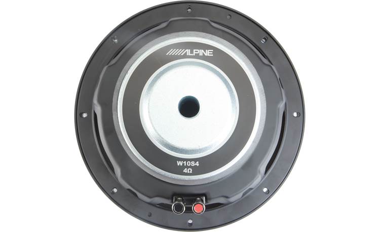 Alpine W10S4 BassLine Series 10" 4-ohm subwoofer