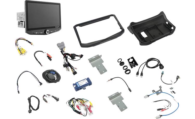 Stinger RB10JK11K Jeep Package HEIGH10 digital multimedia receiver with floating 10" screen for select 2011-18 Jeep Wrangler JK models (does not play discs)