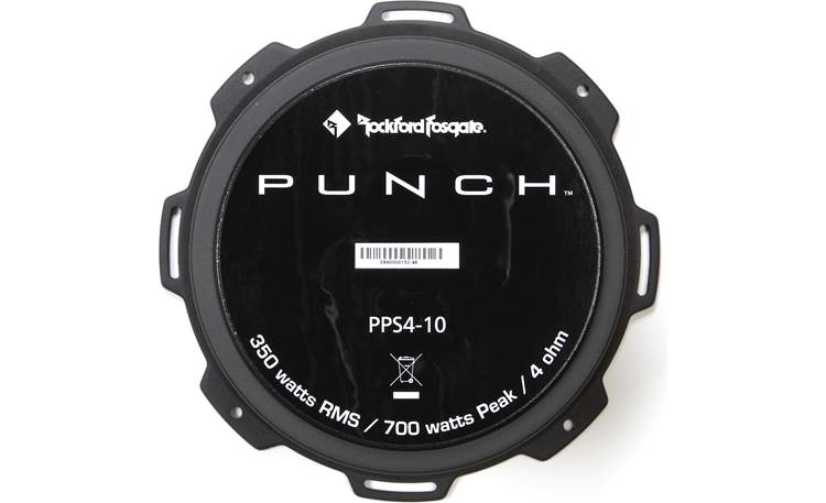 Rockford Fosgate Punch PPS4-10 Punch Pro 10" midrange speaker with 4-ohm voice coil