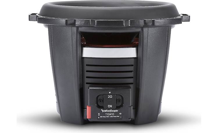 Rockford Fosgate Power T1D410 10" component subwoofer with selectable 2- or 8-ohm impedance