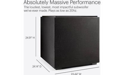 Definitive Technology Descend DN15 15" powered subwoofer (Midnight Black)