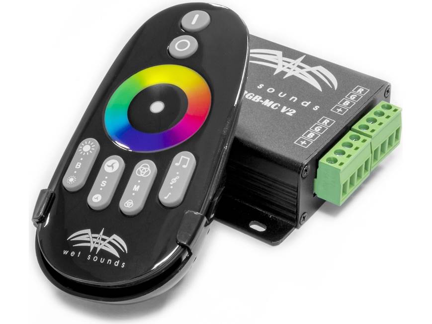 Wet Sounds RF-RGB-MC V2 LED lighting remote control