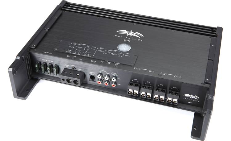 Wet Sounds SDX4 Sinister™ Series 4-channel marine amplifier — 185 watts RMS x 4