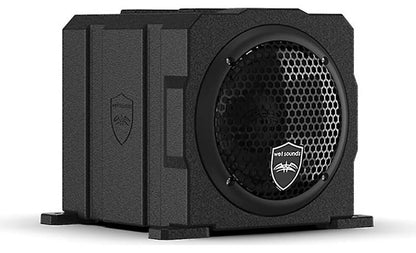 Wet Sounds Stealth AS-6 Marine powered subwoofer — sealed enclosure with 6" sub and 250-watt amp