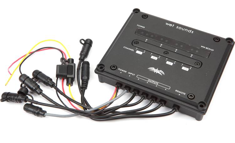 Wet Sounds WW-8CH-LD Line driver with remote — 2-channel inputs, 8-channel outputs