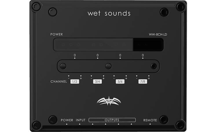 Wet Sounds WW-8CH-LD Line driver with remote — 2-channel inputs, 8-channel outputs