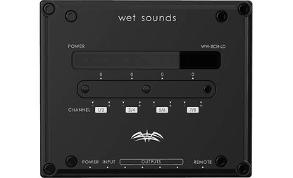 Wet Sounds WW-8CH-LD Line driver with remote — 2-channel inputs, 8-channel outputs