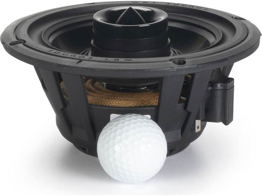 Wet Sounds ZERO 6 XY-W ZERO Series 6-1/2" marine speakers with horn tweeters