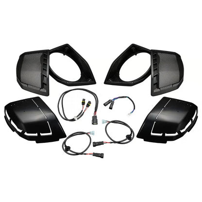 Hertz HD24H 6x9 520W Peak (260W RMS) 6x9" Saddle Bag Lid Kit with Speakers for select 2024-2025 vehicles from Harley Davidson