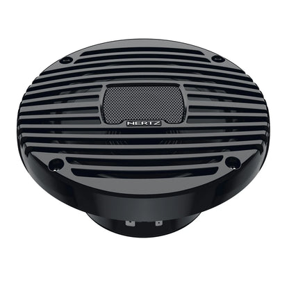 Hertz HEX 6.5 M-TC - 6.5" 4-Ohm Coaxial Marine Speakers, Black Grilles, Pair