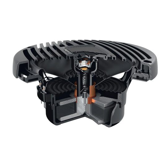 Hertz HEX 6.5 M-TC - 6.5" 4-Ohm Coaxial Marine Speakers, Black Grilles, Pair