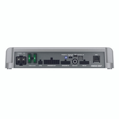 Hertz HMD8 DSP - 8 Channel Marine Amplifier with DSP - 85 WRMS X 8 at 4-Ohm