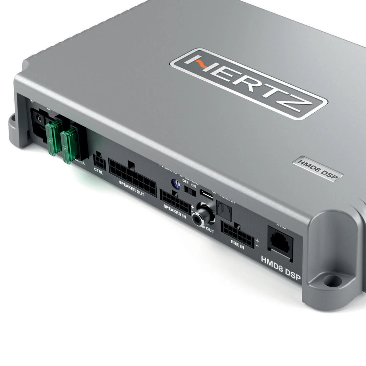 Hertz HMD8 DSP - 8 Channel Marine Amplifier with DSP - 85 WRMS X 8 at 4-Ohm