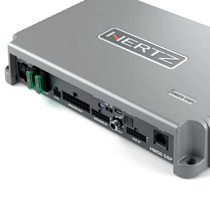 Hertz HMD8 DSP - 8 Channel Marine Amplifier with DSP - 85 WRMS X 8 at 4-Ohm