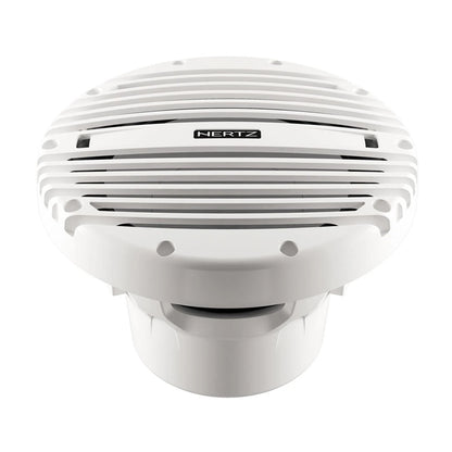 Hertz HMS 10 B2-LD-W - 10" 2-Ohm Marine Subwoofer with RGB LEDs, White Classic Marine Grille