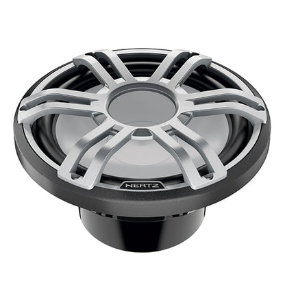 Hertz HMS 12 S2-LD-G - 12" 2-Ohm Marine Subwoofer with RGB LEDs, Gray Sport Grille
