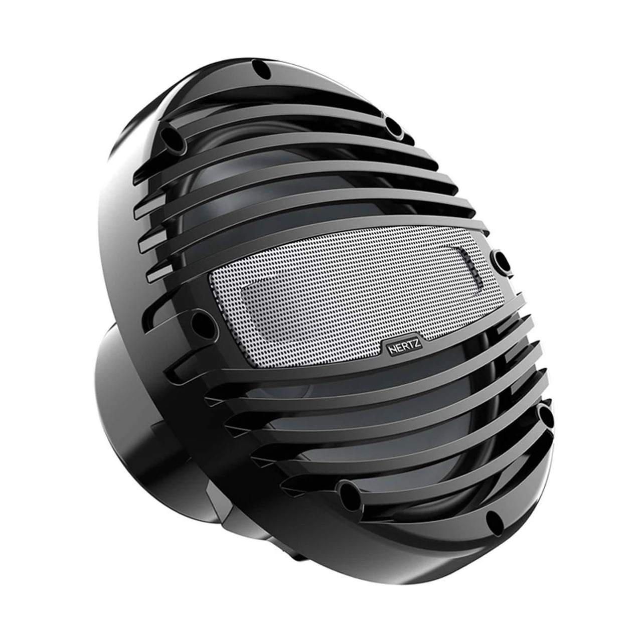 Hertz HMX-65-LD-TC 6.5 in. 4Ω Marine Coax Set - RGB LED Lights & All Black Grilles