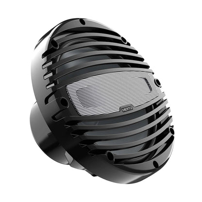 Hertz HMX-65-LD-TC 6.5 in. 4Ω Marine Coax Set - RGB LED Lights & All Black Grilles