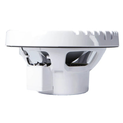 Hertz HMX 8 LD-TW - 8" 4-Ohm Coaxial Marine Speakers with RGB LEDs, White Grilles, Pair