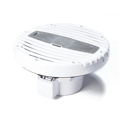 Hertz HMX-65-LD-TW 6.5 in. 4Ω Marine Coax Set - RGB LED Lights & All White Grilles