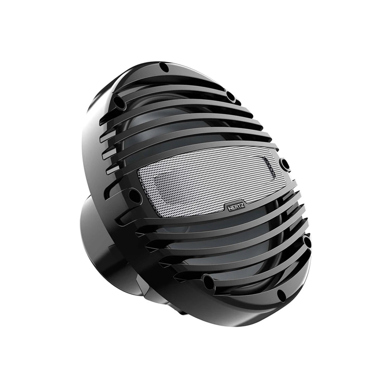 Hertz HMX 8 LD-TC - 8" 4-Ohm Coaxial Marine Speakers with RGB LEDs, Black Grilles, Pair