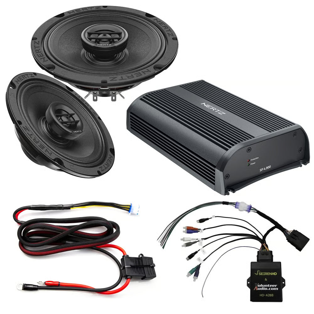 Hertz HSP1-24 A2B 2-Speaker Front Audio Upgrade Kit for select 2024-2025 vehicles from Harley Davidson