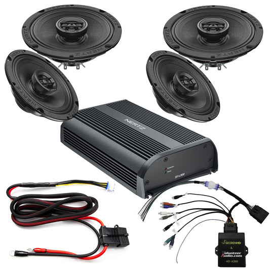 Hertz HSP2-24 A2B 4-Speaker Front and Rear Audio Upgrade Kit for select 2024 vehicles from Harley Davidson