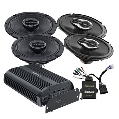 Hertz HSP3-24 A2B Base 4-Speaker Front and Rear Audio Upgrade Kit for select 2024 vehicles from Harley Davidson (with Base Audio)