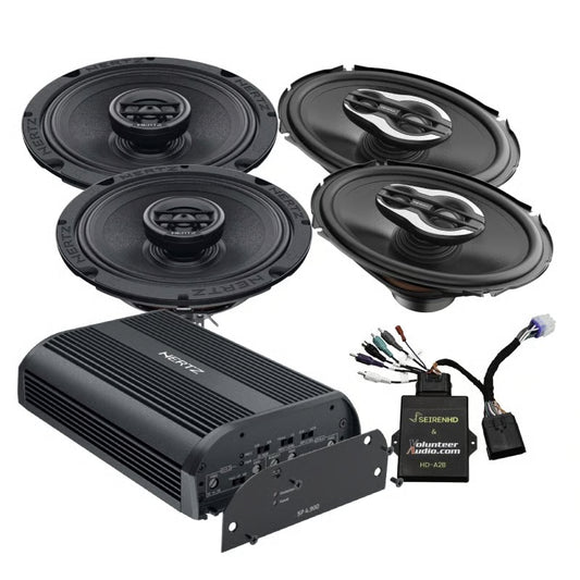 Hertz HSP3-24 A2B S3 4-Speaker Front and Rear Audio Upgrade Kit for select 2024-2025 vehicles from Harley Davidson