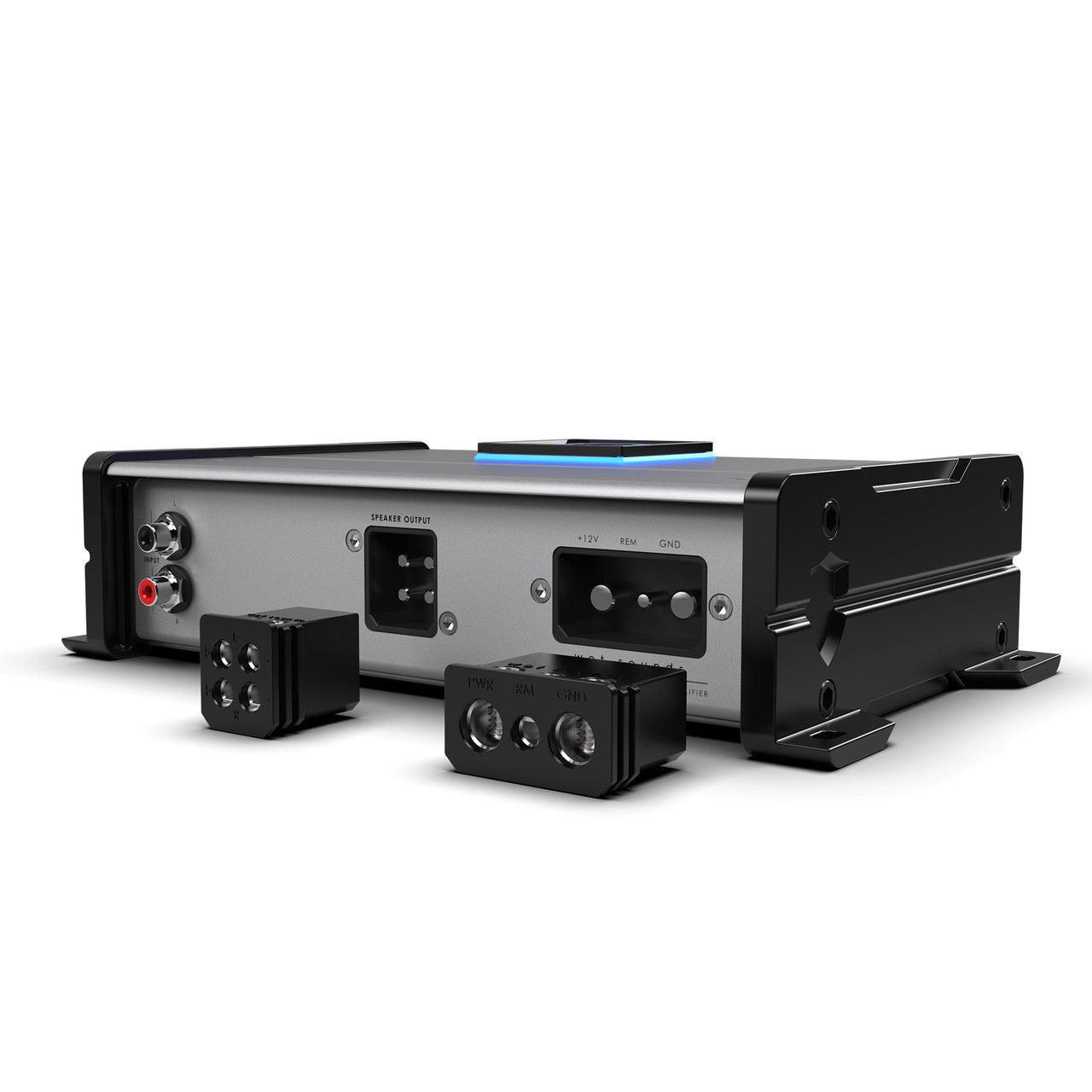 Wet Sounds HTM-1 - HTM Series Full-Range Class-D 1200 Watt at 1-Ohm Mono Amplifier