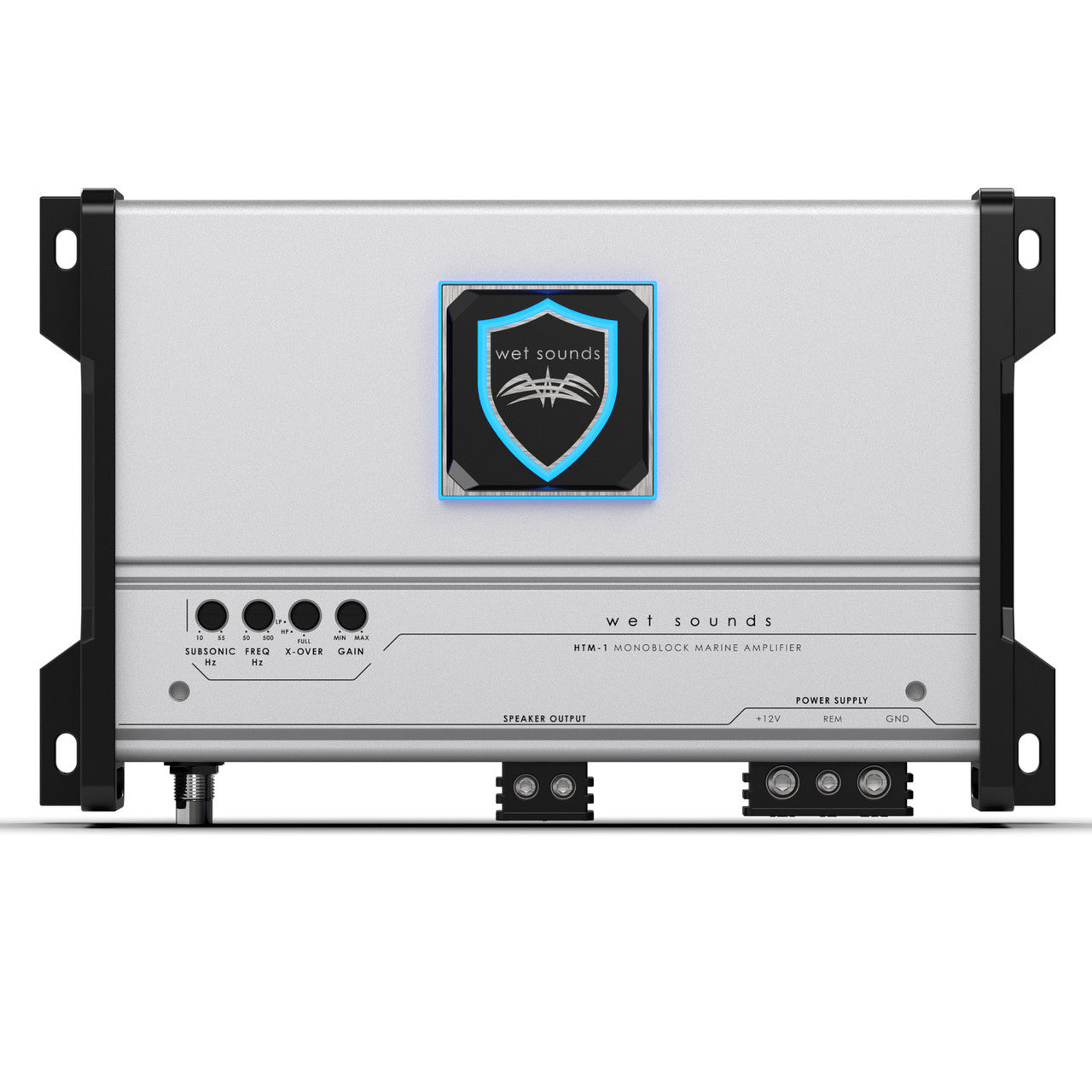 Wet Sounds HTM-1 - HTM Series Full-Range Class-D 1200 Watt at 1-Ohm Mono Amplifier