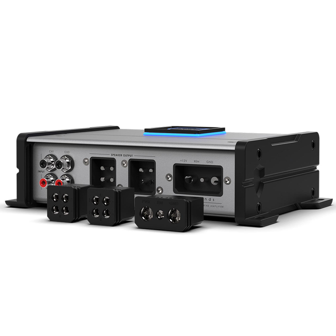 Wet Sounds HTM-4 - HTM Series Amplifier 600 Watt Full-Range Class-D 85x4 Watts RMS @4 OHM