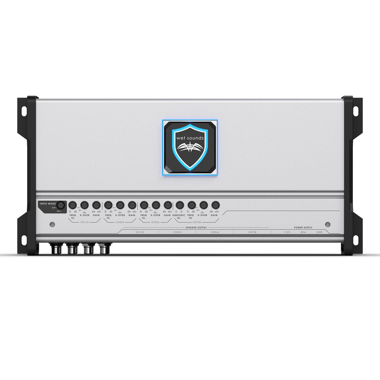 Wet Sounds HTM-8 - HTM Series 1200 Watt Full-Range Class-D 85x8 Watts RMS @4 OHM