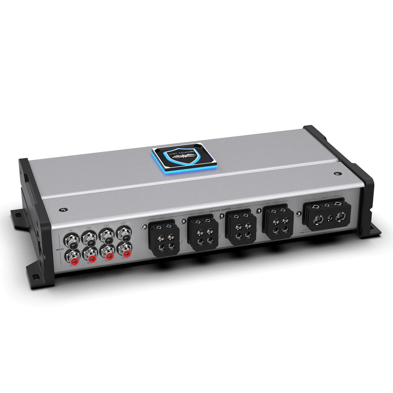 Wet Sounds HTM-8 - HTM Series 1200 Watt Full-Range Class-D 85x8 Watts RMS @4 OHM
