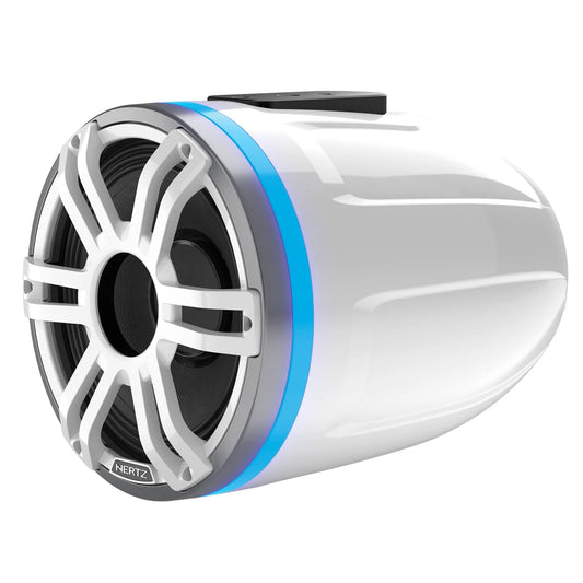 Hertz HTX 8H S-FL-SW-MARINE TOWER HORN 8''FLAT Silver-White Sports Grille, Sold Individually