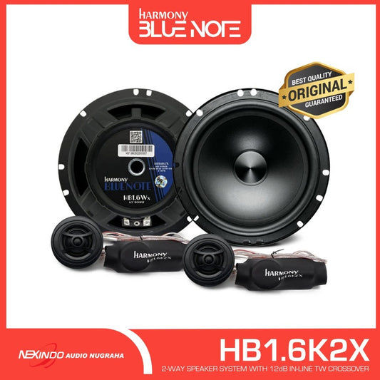 ZAPCO HB1.6K2X 2-Way Speaker System with 12dB Tw. Crossover