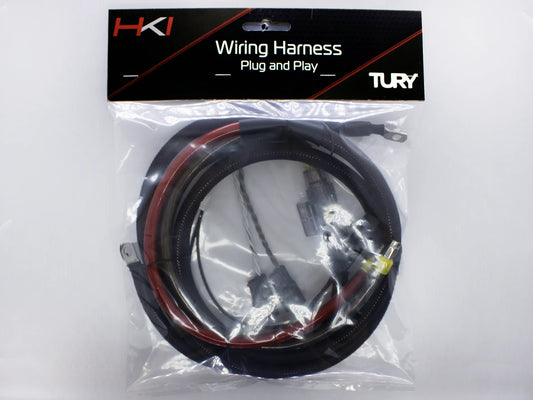 HKI Wiring Harness for Amplifiers - 4 CH / 8 AWG