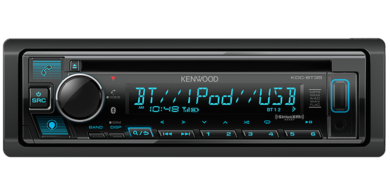 Kenwood KDC-BT35 CD/BT Audio Receiver w/Alexa built-in