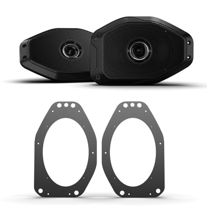 Wet Sounds JEEP-JL-LVL1-C - 1000 Watt 6 Speaker Audio Upgrade Kit Compatible with 2018-2023 Wrangler