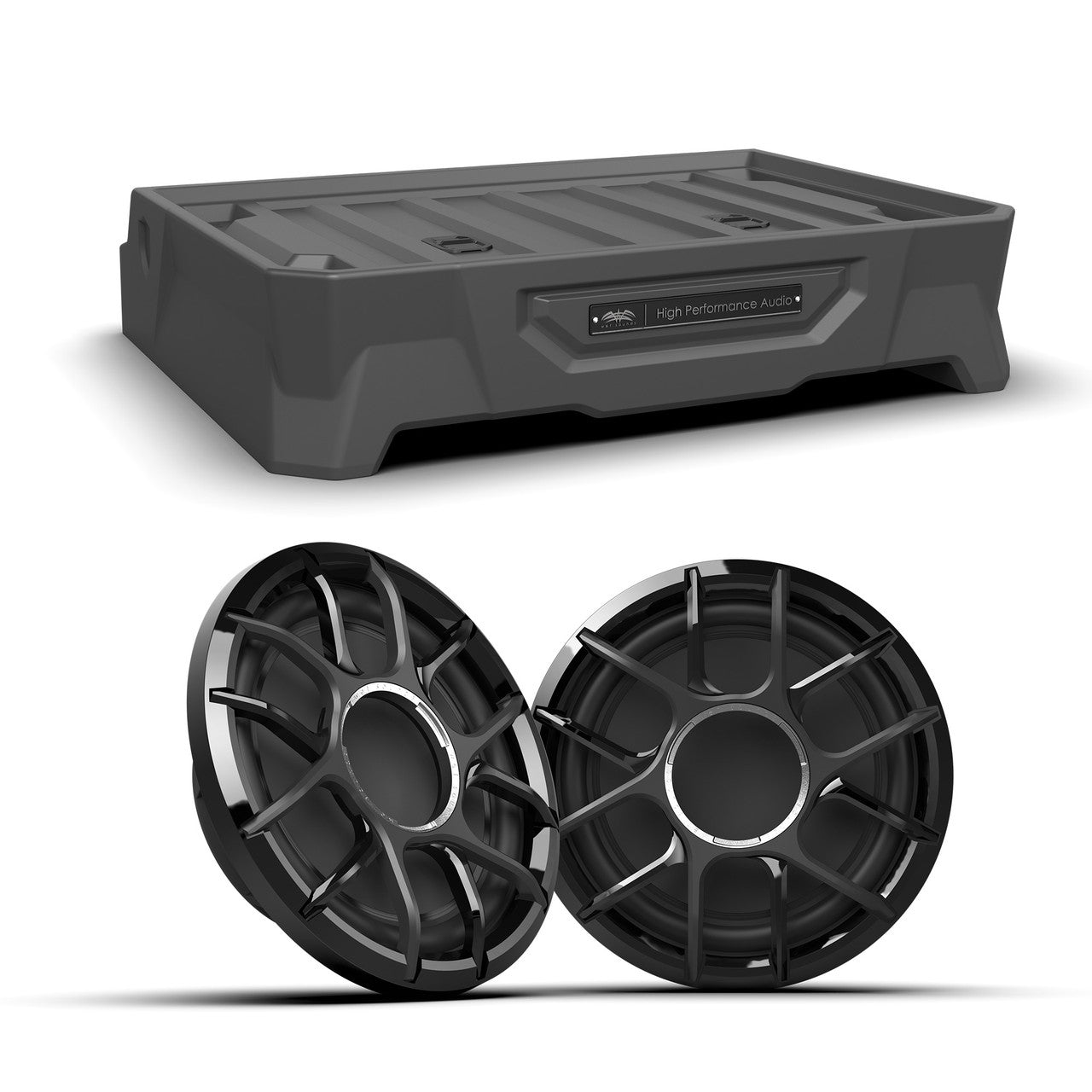 Wet Sounds JEEP-JL-LVL1-C - 1000 Watt 6 Speaker Audio Upgrade Kit Compatible with 2018-2023 Wrangler