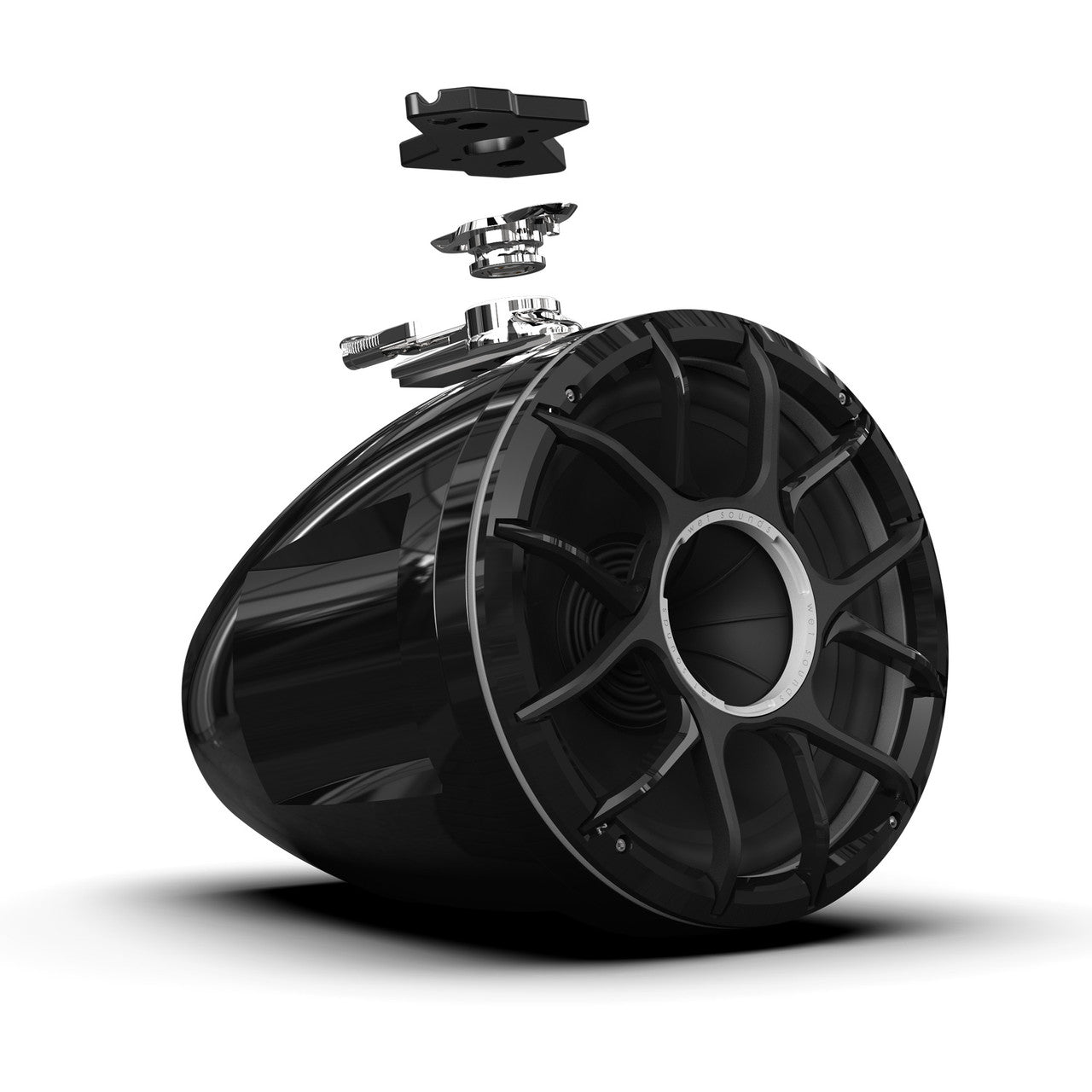 Wet Sounds JEEP-JL-LVL2-T - 800 Watt Tower Speaker Audio Upgrade Kit Compatible with 2018-2023 Wrangler