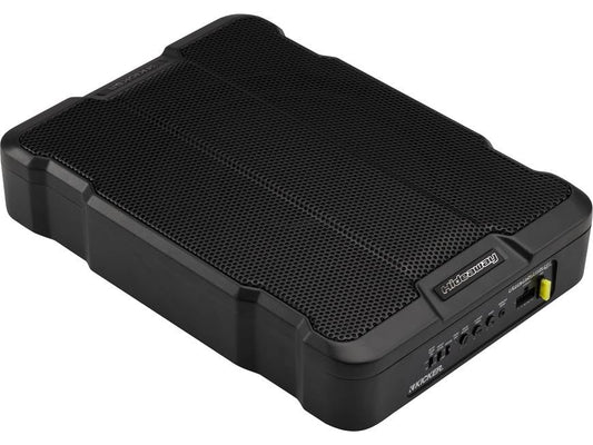 Kicker 51HS12 Hideaway™ compact powered subwoofer with 12" sub and 230-watt amp