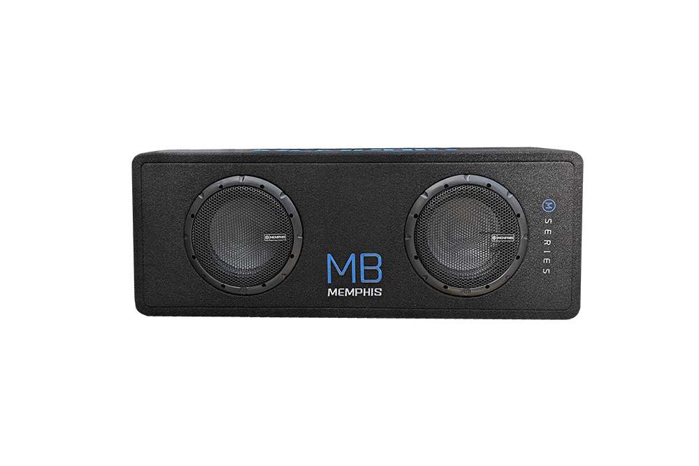 Memphis Audio MBE8D2 MB Dual 8” Loaded enclosure 2 ohm