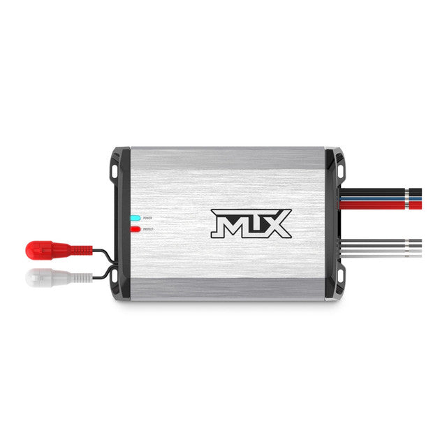 MTX PS400.2 400-Watt RMS Full Range Class-D IP-67 Rated, Compact, 2-Channel,Bridgeable, Powersports Amplifier