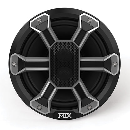MTX Audio PS65C Powersports 6.5” 85-Watt RMS 4Ω Coaxial Speaker Pair IP-67 Rated with RGB Lighting and Customizable Grilles