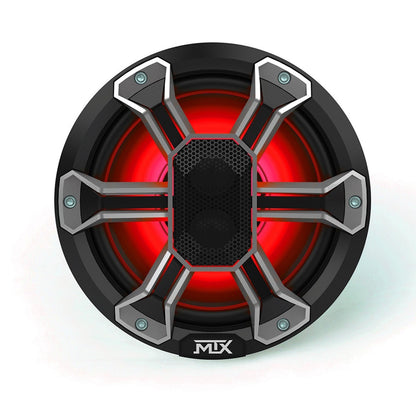 MTX Audio PS65C Powersports 6.5” 85-Watt RMS 4Ω Coaxial Speaker Pair IP-67 Rated with RGB Lighting and Customizable Grilles