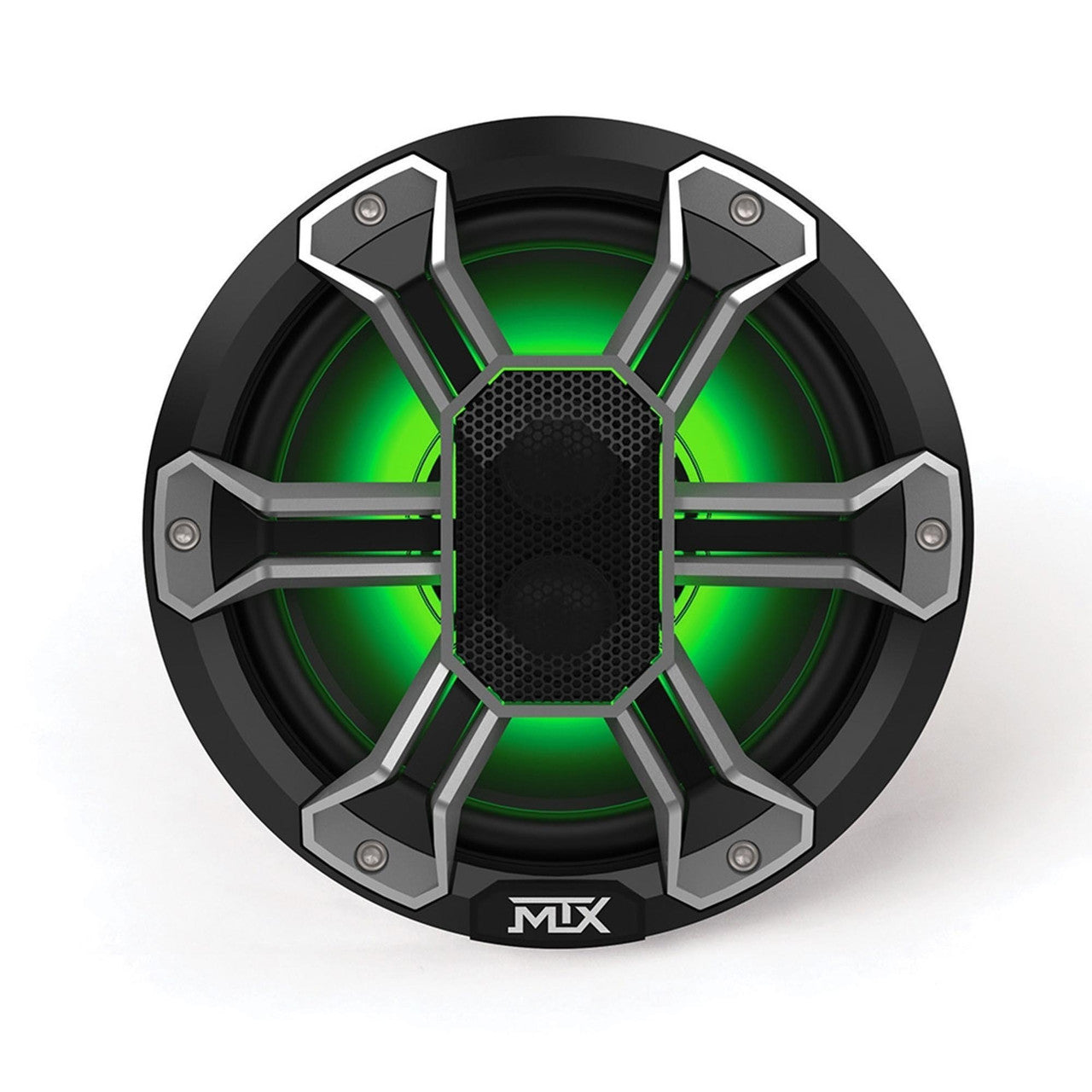 MTX Audio PS65C Powersports 6.5” 85-Watt RMS 4Ω Coaxial Speaker Pair IP-67 Rated with RGB Lighting and Customizable Grilles
