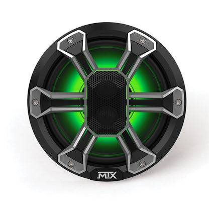 MTX Audio PS65C Powersports 6.5” 85-Watt RMS 4Ω Coaxial Speaker Pair IP-67 Rated with RGB Lighting and Customizable Grilles