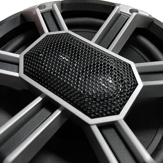 MTX Audio PS65C Powersports 6.5” 85-Watt RMS 4Ω Coaxial Speaker Pair IP-67 Rated with RGB Lighting and Customizable Grilles